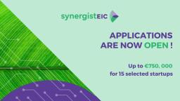 SynergistEIC: il progetto finanziato dall'UE per le startup nel settore GreenTech e DeepTech