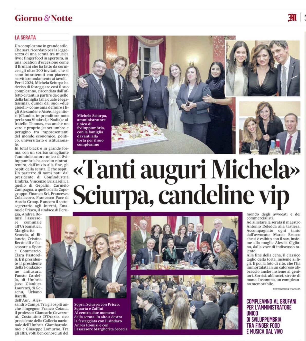 il messaggero 23 01 24 sciurpa